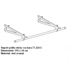 Suport polita cu bara 77224